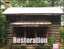 Historic Log Cabin Restoration  Stout, Ohio